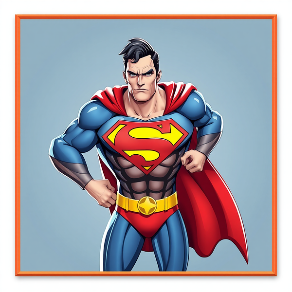 Square sticker preview