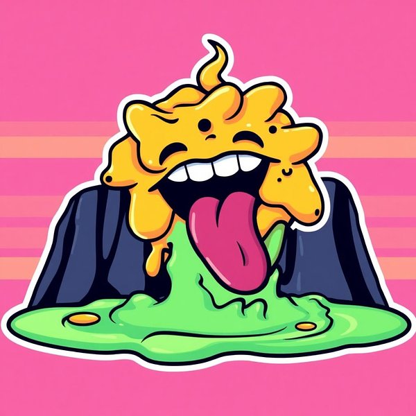 Square sticker preview